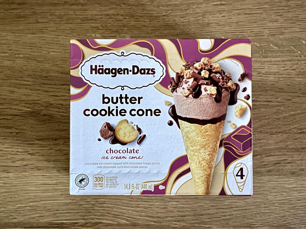 Häagen-Dazs Chocolate Butter Cookie Ice Cream Cones