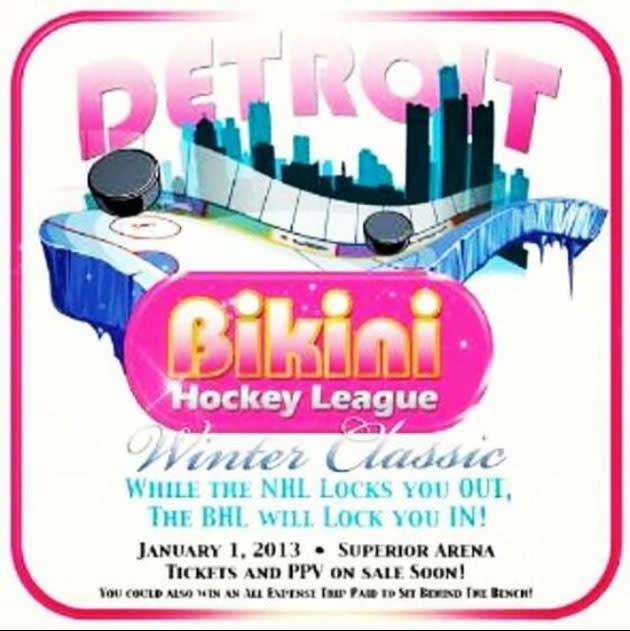 Don't insult Bikini Hockey League with comparisons to Lingerie Football  League - Yahoo Sports