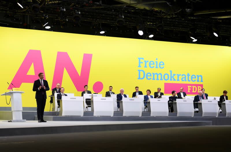Germany's FDP party convention in Berlin