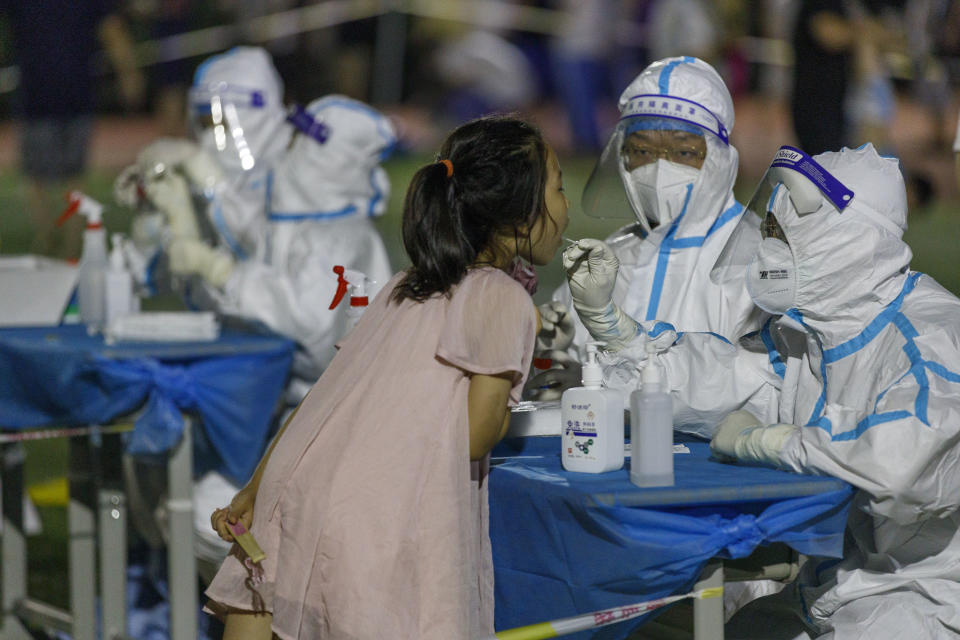 In Tianjin, China, some 12 million residents need to get tested after two Covid infections were found. Source VCG/VCG via Getty Images