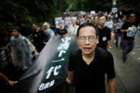 Teachers protest against the extradition bill in Hong Kong