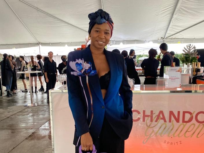 Chimere Ingram, an African-American designer whose brand, By Idol, was featured at the event.