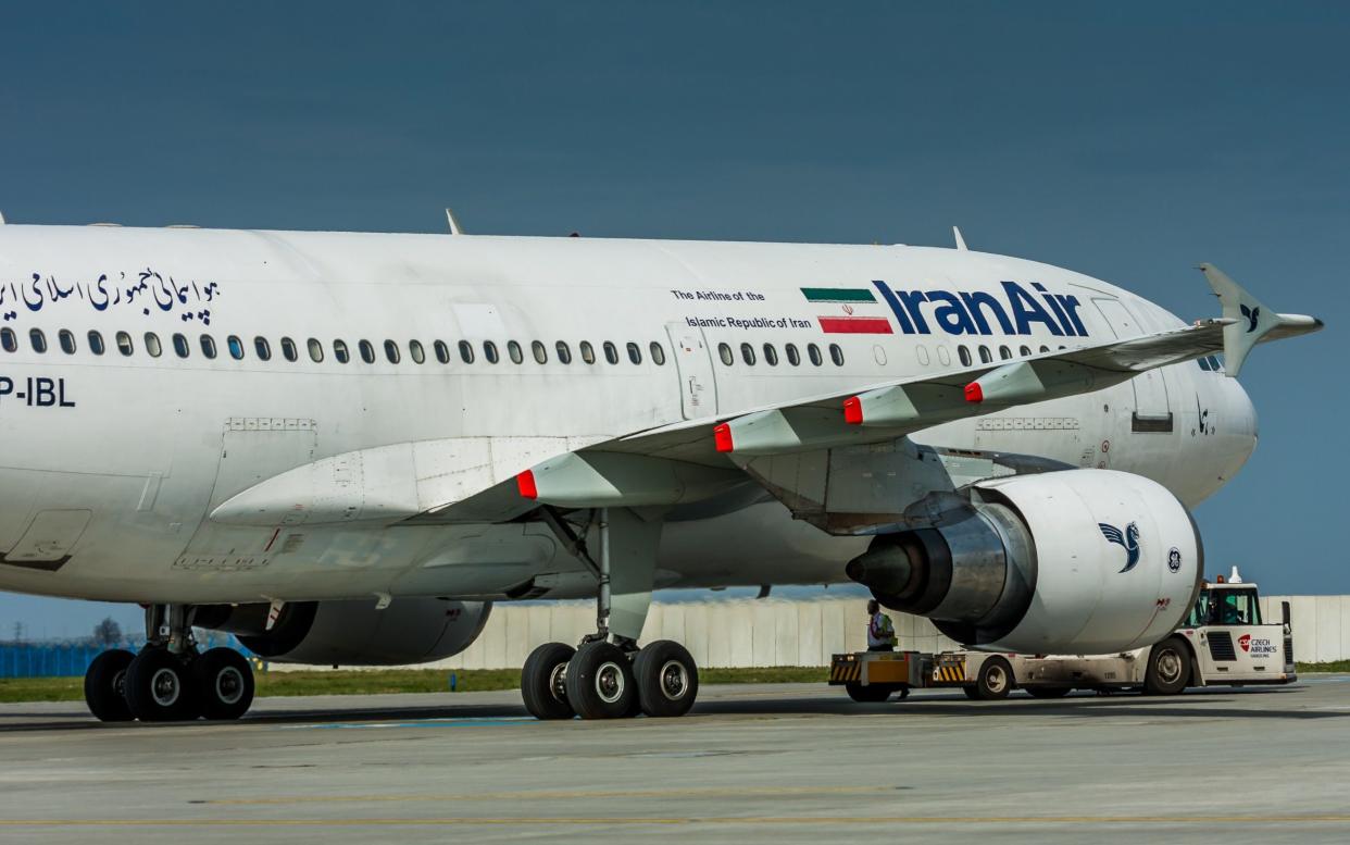 Airbus A310 of Iran Air at Vaclav Havel airport