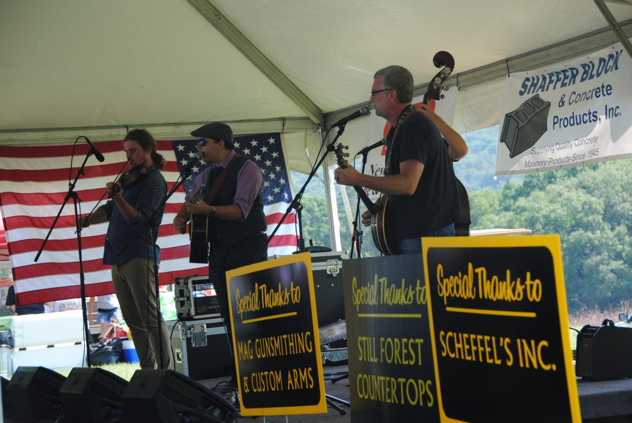 The Robert Mabe Band from North Carolina performed in the past at the Laurel Hill Bluegrass Festival at Laurel Hill State Park.
(Credit: Madolin Edwards/Daily American)