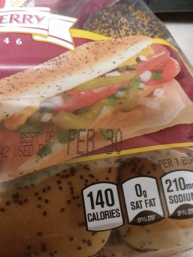 expiration date on a food item reads feb 30
