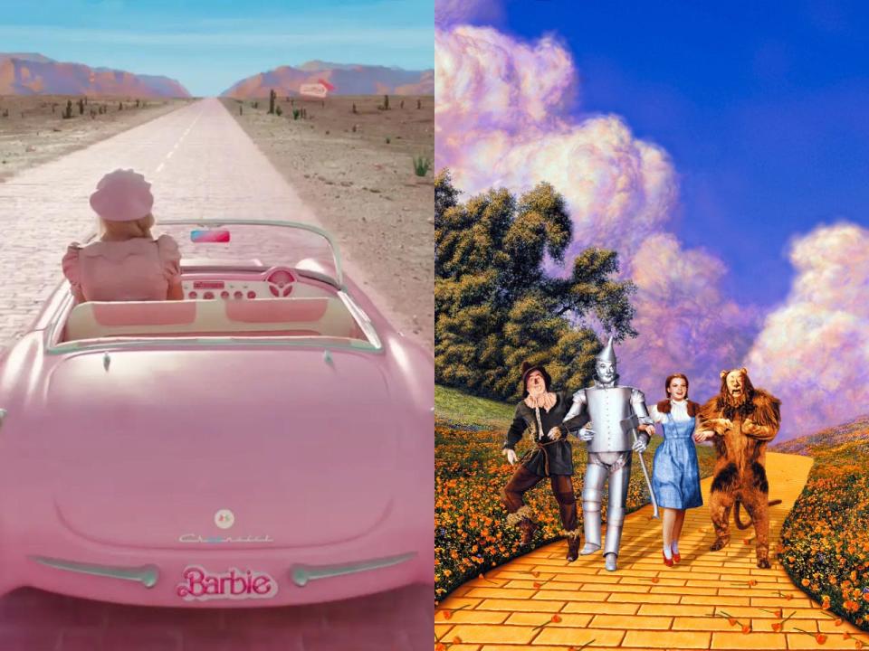 Barbie makes numerous references to the wizard of oz