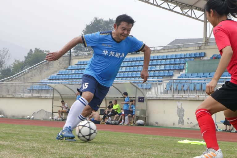 Zhao Chongshan, 63, was a professional footballer during China's Cultural Revolution