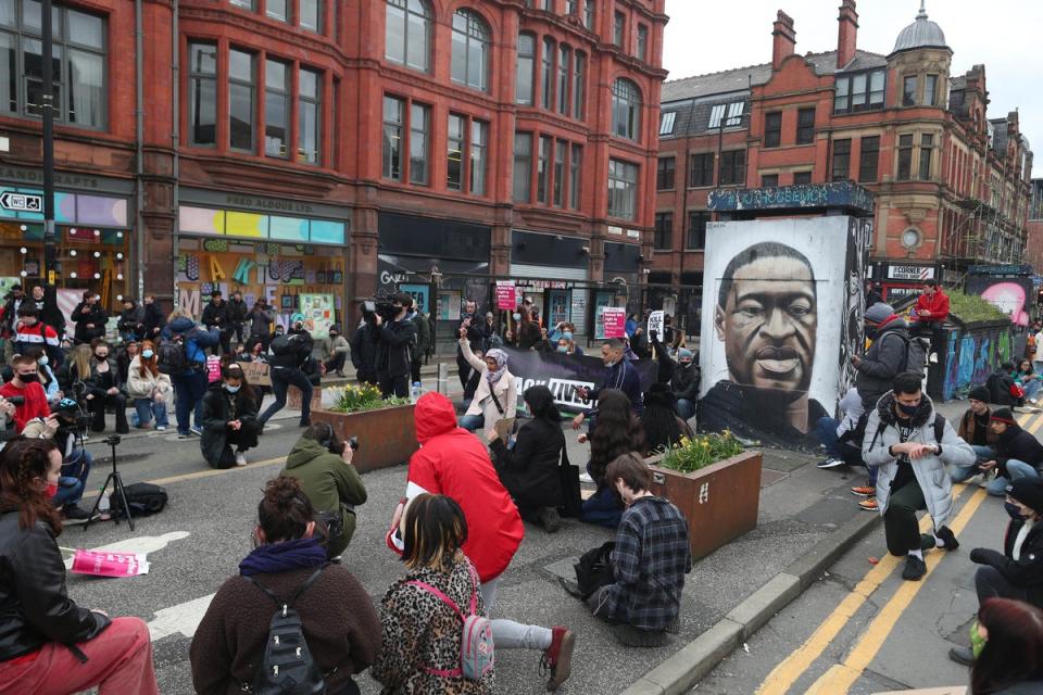 Black Lives Matter demonstrators (Peter Byrne/PA) (PA Wire)