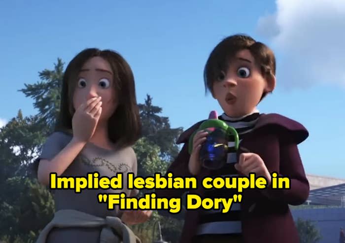 Implied lesbian couple in "Finding Dory"