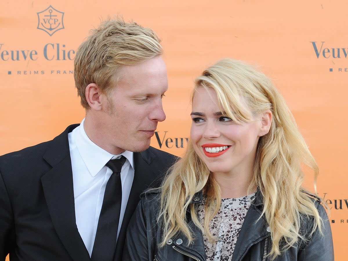Laurence Fox and ex-wife Billie Piper photographed in 2012 (Getty Images)
