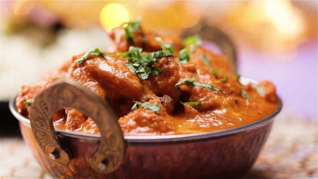 Butter masala chicken dish