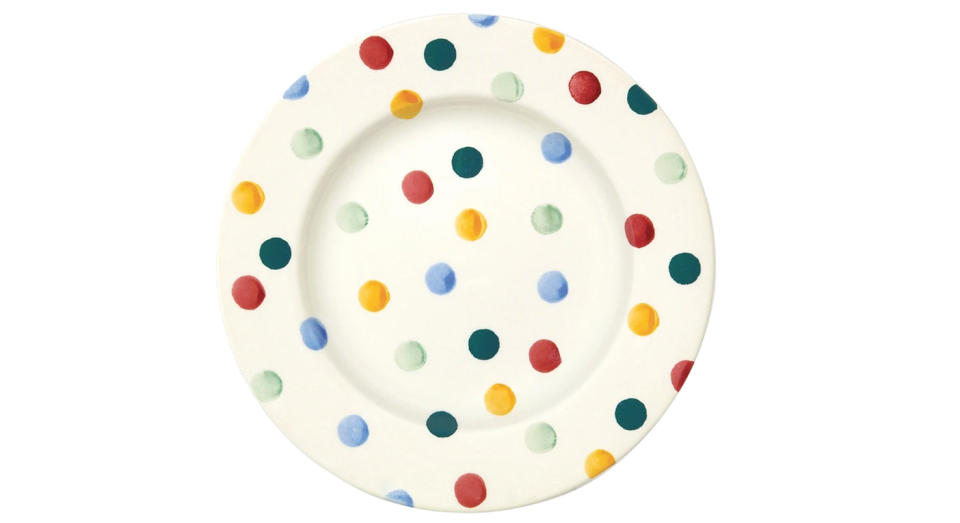 Polka Dot 8 1/2" Plate