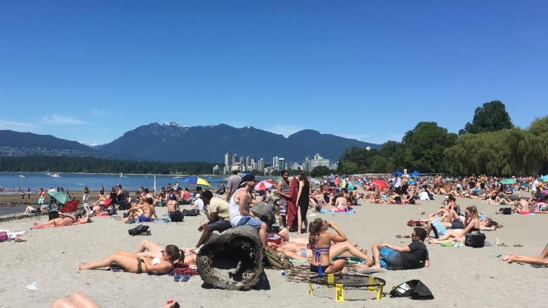 B.C.'s hot, hot heat set to peak Thursday, with Interior highs hitting 40 C