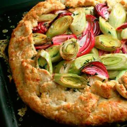 easy leek pie