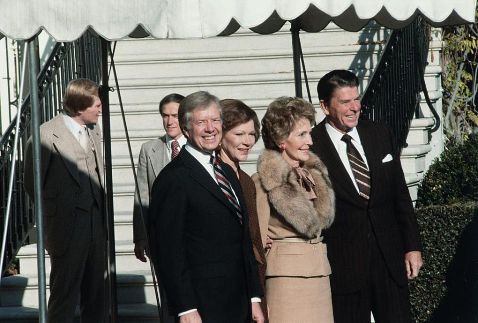 5) The Reagans and Carters post-election