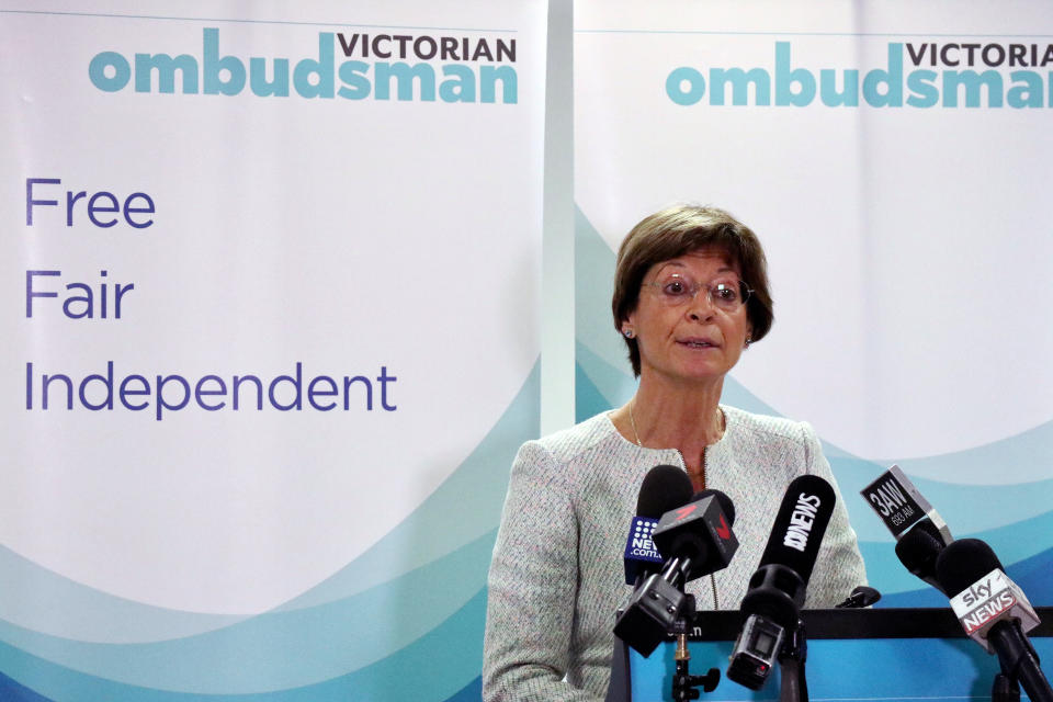 Victorian Ombudsman Deborah Glass revealed thousands of human rights breaches were reported amid the pandemic. Source: AAP