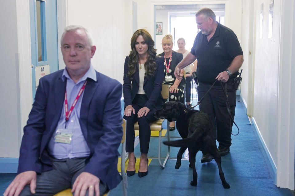 Kate Middleton at High Down prison