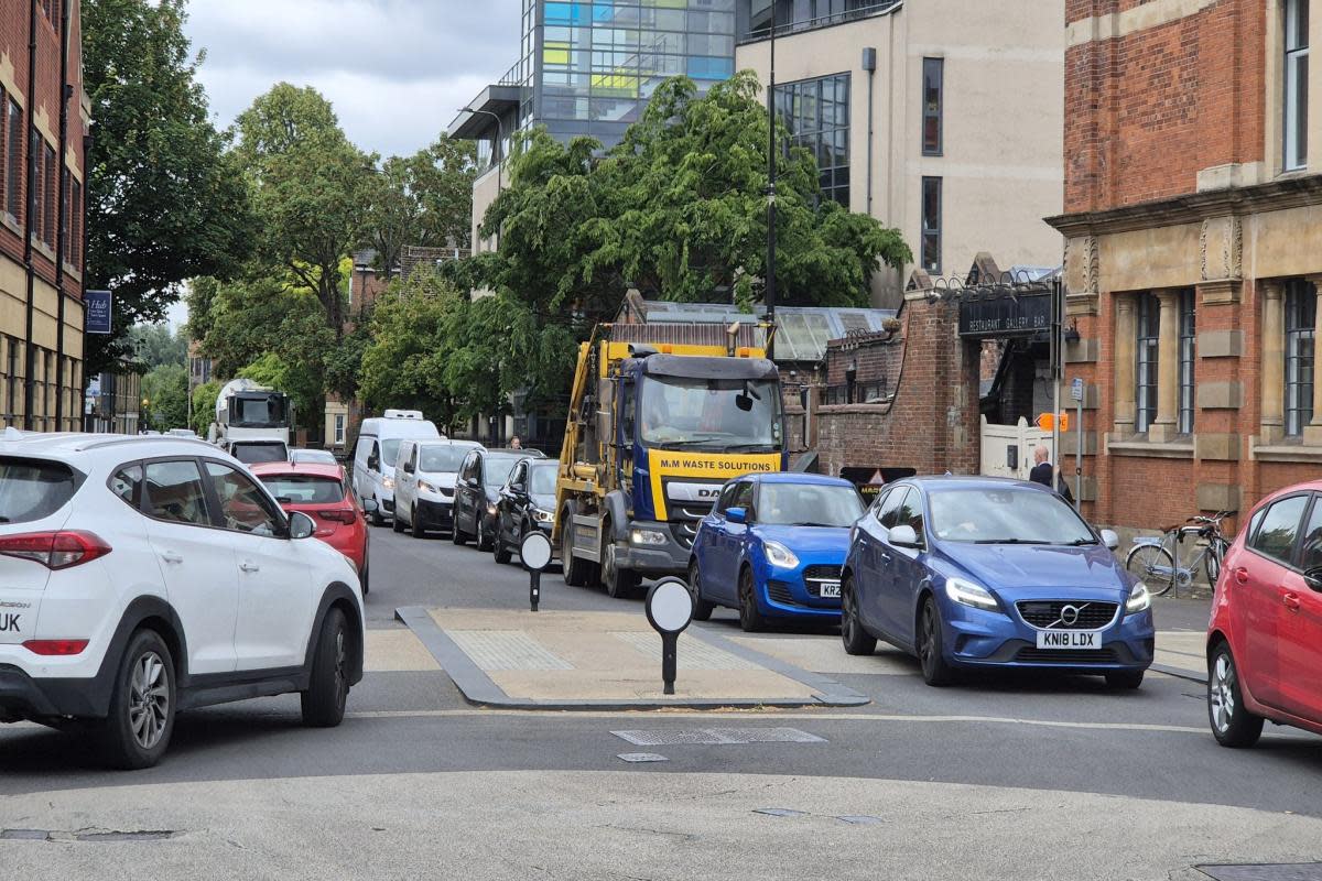 Traffic caused by Frideswide Square roadworks <i>(Image: Robert Knight)</i>