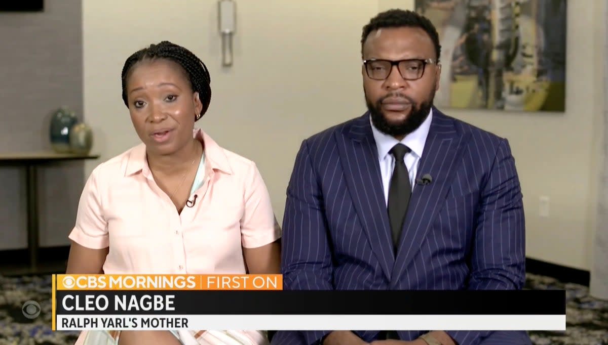 Ralph Yarl’s mother Cleo Nagbe and attorney Lee Merritt speak out (CBS Mornings)