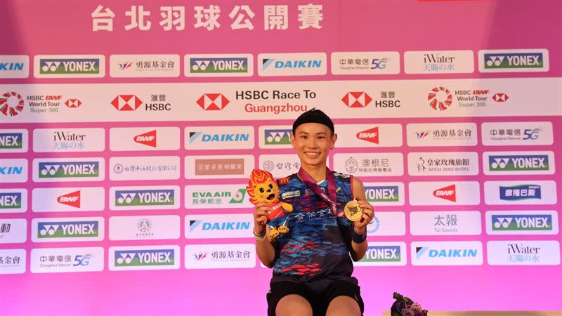 戴資穎勇奪台北公開賽女單冠軍。（圖／大會提供）
