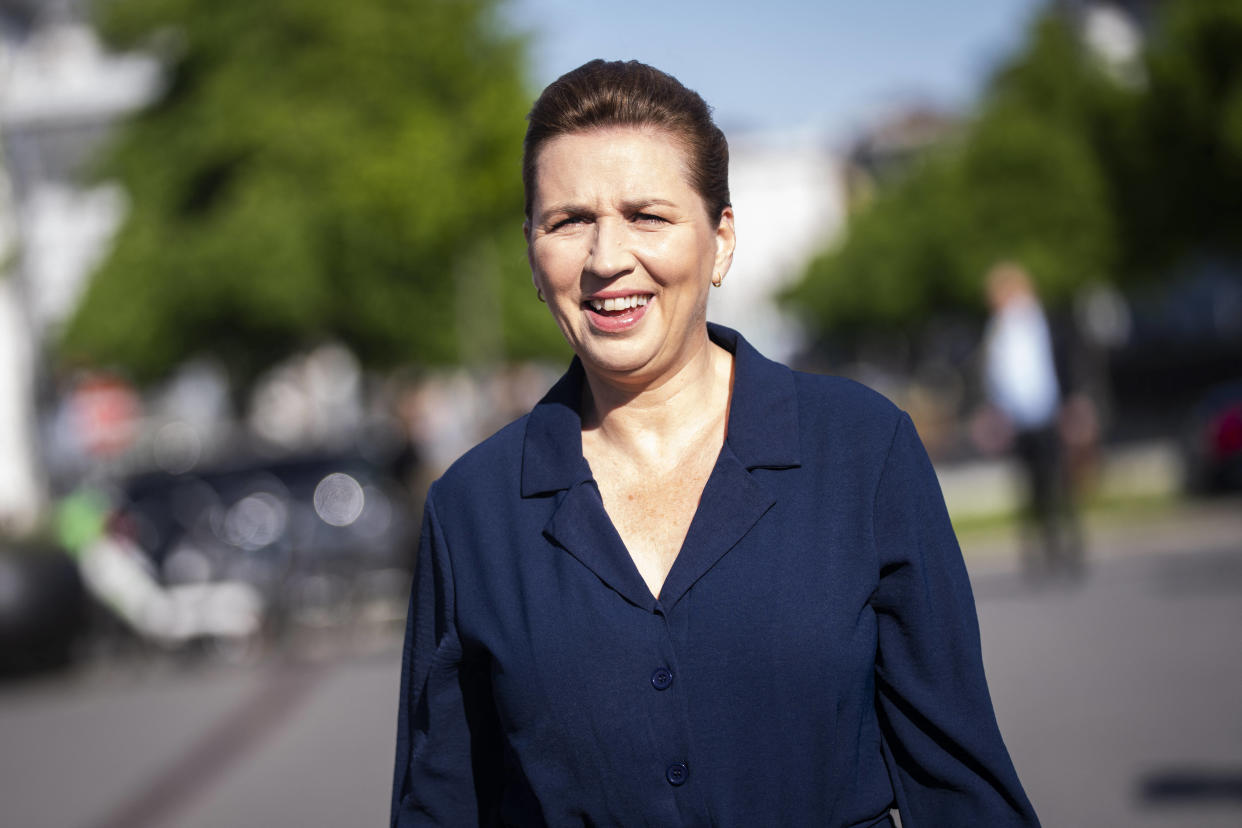 La Première ministre Mette Frederiksen (ici en mai 2024) a été agressée à Copenhague ce vendredi 7 juin. 