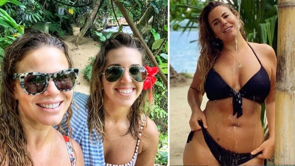 The pair have been sharing holiday snaps online. Photo: Instagram/hayley__willis and fionafalkiner