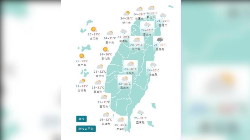 圖／中央氣象署