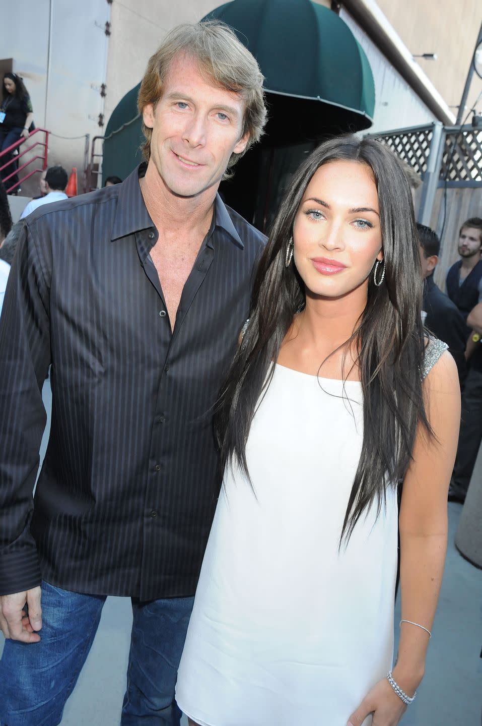 Michael Bay and Megan Fox