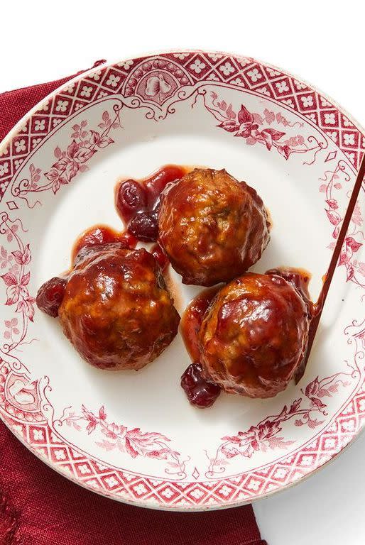 Cranberry Meatballs