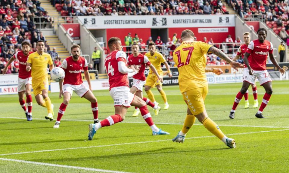 Thibaud Verlinden’s early strike gave false hope to Bolton as they lost 6-1 at Rotherham.