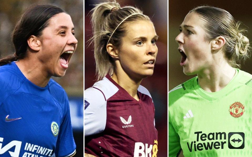 Sam Kerr, Rachel Daly and Mary Earps