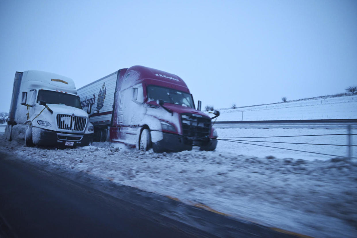 Snowstorm Affects Travel In Des Moines Iowa Area (Kyle Mazza / Nurphoto via AP)