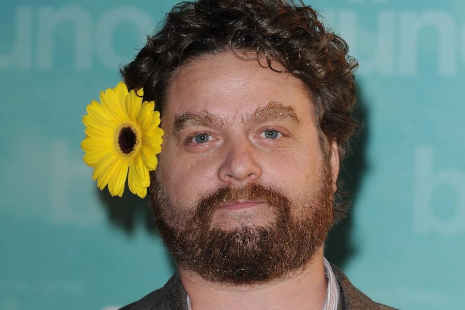 Mit einem "Hangover" wird sein Name noch schwerer auszusprechen, doch auch nüchtern betrachtet, ist er ein schwerer Fall: Zach Galifianakis, Sohn eines Griechen und einer Amerikanerin klingt lautmalerisch wie "Sähk Gelif enakiss". (Bild: Pascal Le Segretain/Getty Images)