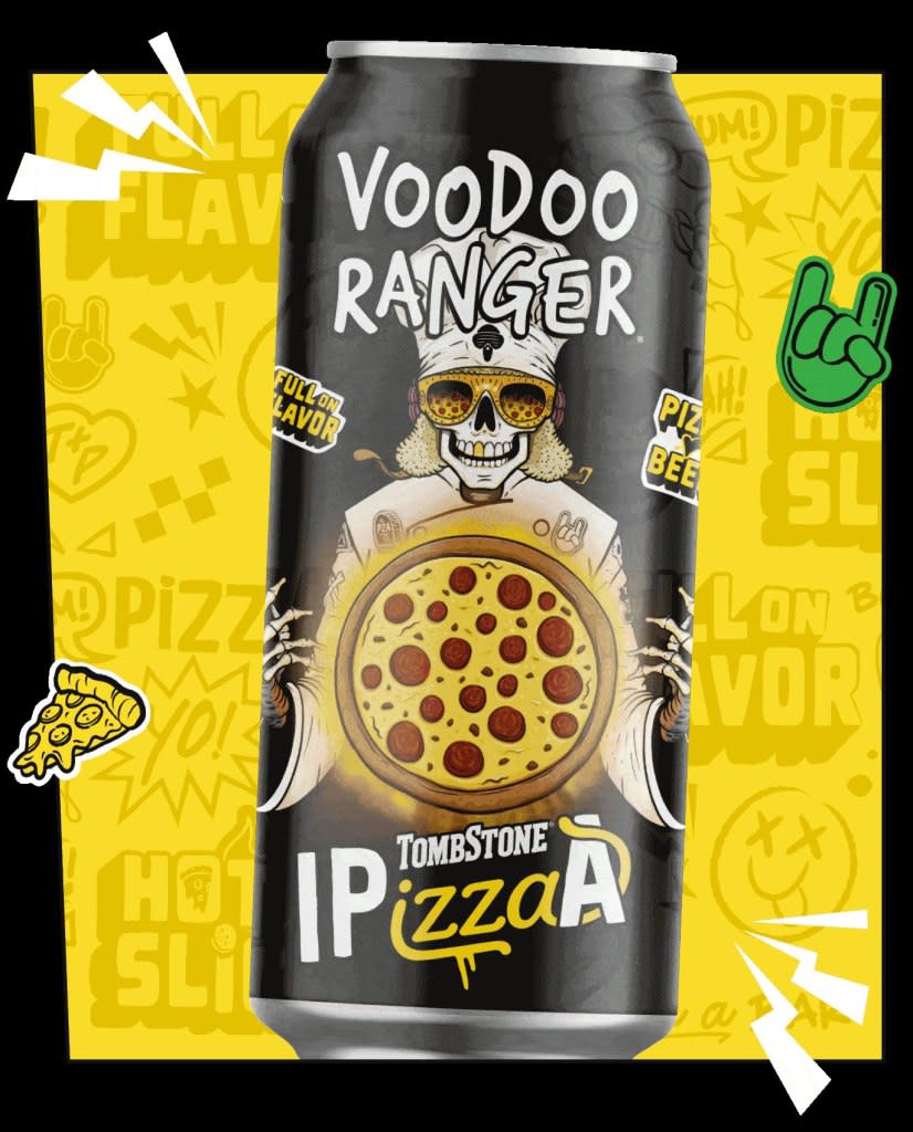 New Belgium and Tombstone teamed up to create a brew combining two bar staples: pizza and beer. VooDoo Ranger