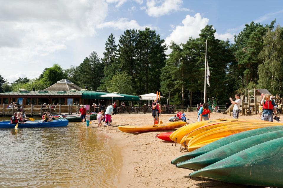 Water activities at Sherwood Forest (Center Parcs)