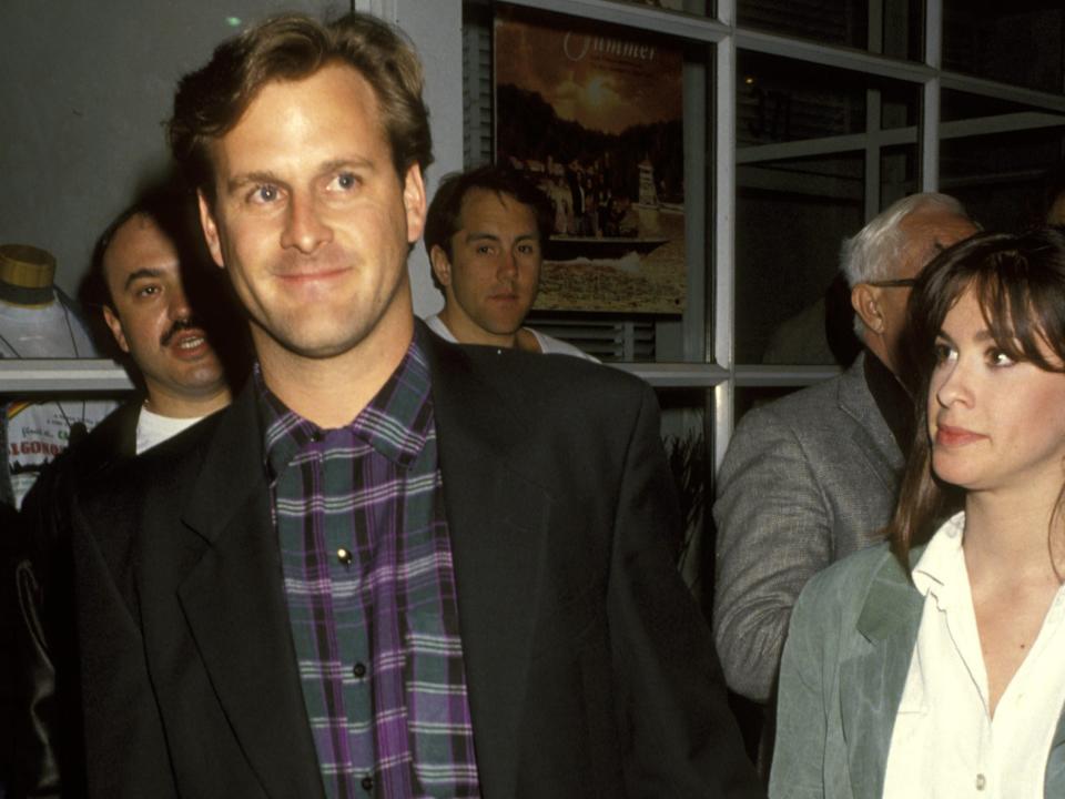 Dave Coulier and Alanis Morissette in the '90s.