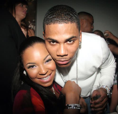 <p>Johnny Nunez/WireImage</p> Nelly and Ashanti in 2006