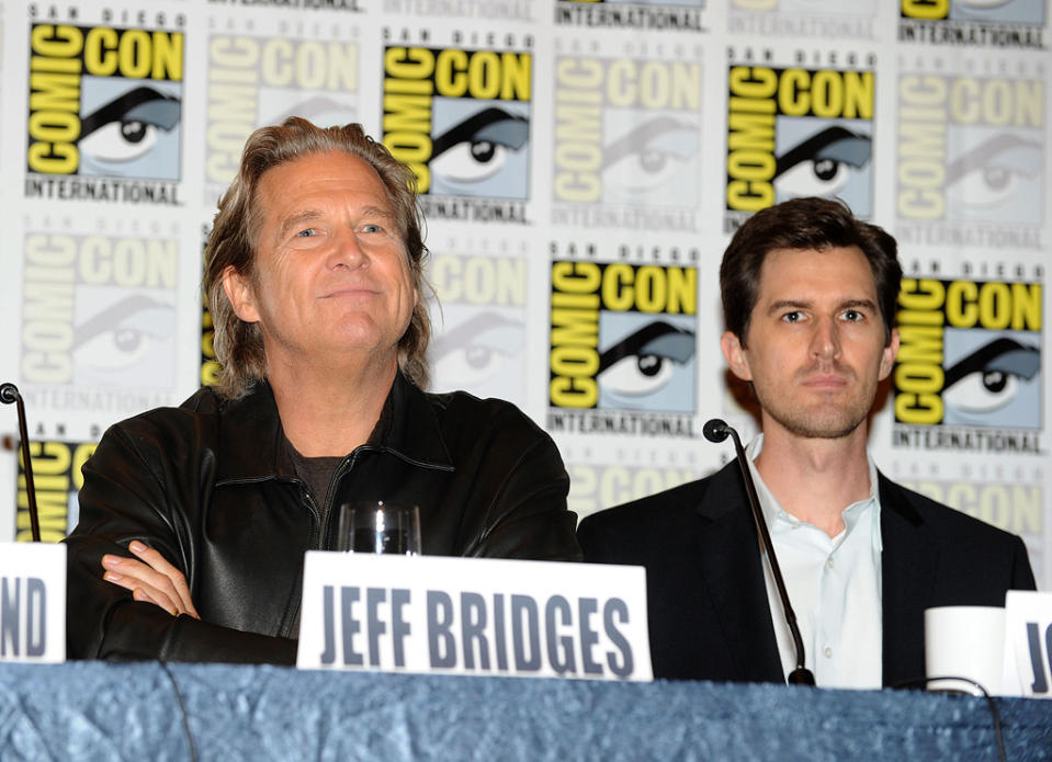 2010 Comic Con Tron Panel Jeff Bridges Joseph Kosinski