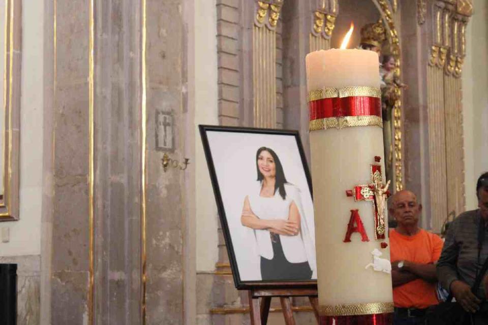 funeral gisela gaytan candidata celaya guanajuato asesinada abril