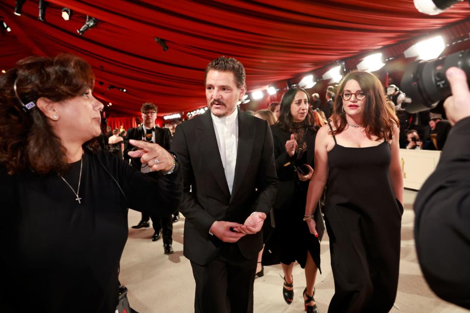 Pedro Pascal on the 95th Academy Awards red carpet.