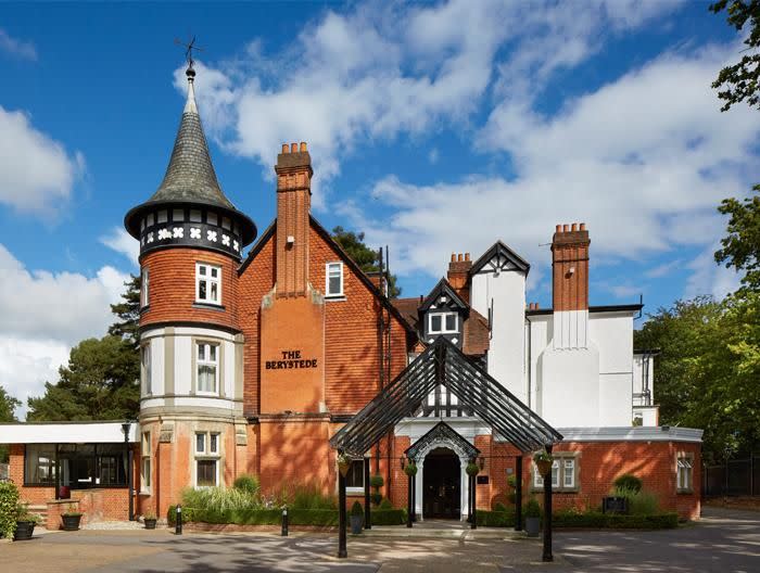 Or you can stay in a castle yourself. Photo: Berystede hotel and spa