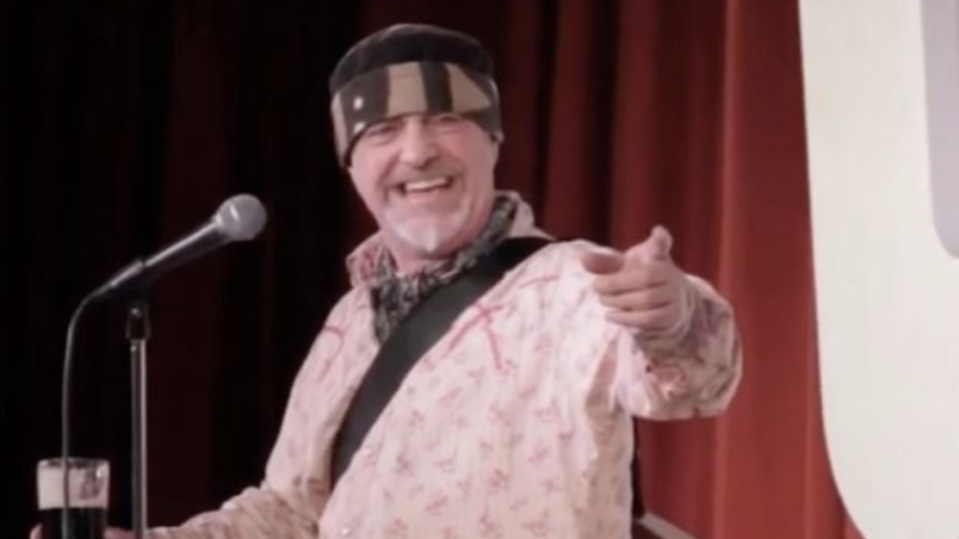 British comedian Ian Cognito died performing a stand-up routine on Thursday. Source: YouTube