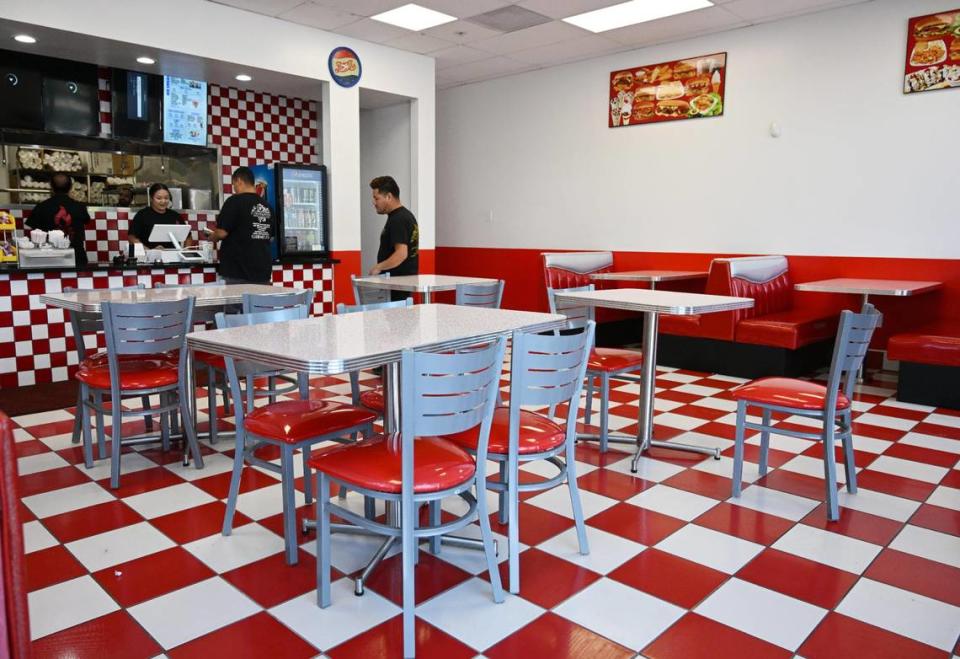 Hall of Flame is now open near North Brawley and West Clinton avenues in west Fresno. The new local burger place has an extensive ice cream menu and a drive-thru.