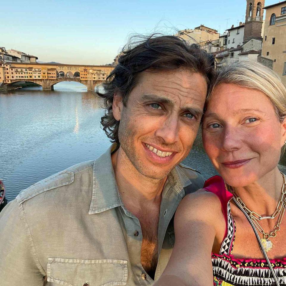 Gwyneth Paltrow and Brad Falchuk in Italy