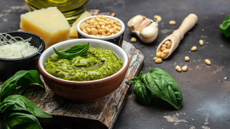 Bowl of pesto