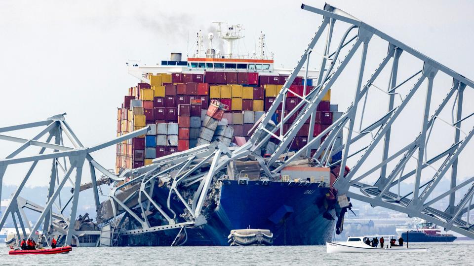 Ship Crew From Baltimore Bridge Collapse Still Stuck On Board Without Their Phones photo