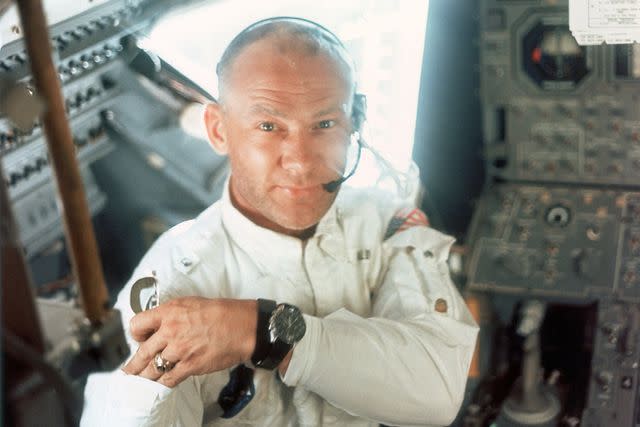 Neil Armstrong/Space Frontiers/Getty Buzz Aldrin on board a lunar module shortly after the Apollo 11 moon landing on July 20, 1969.