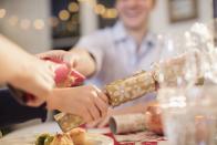 <p>The ever-popular Christmas crackers can also be a huge contributor to waste in the UK. 'Most cannot be recycled and the plastic toys normally end up in the bin before the meal is even over. Keep an eye out for recyclable and plastic free crackers – you can even find reusable crackers in some stores,' says interior designer Lynne Lambourne, in collaboration with the <a href="https://www.bhf.org.uk/" rel="nofollow noopener" target="_blank" data-ylk="slk:British Heart Foundation;elm:context_link;itc:0;sec:content-canvas" class="link ">British Heart Foundation</a>.</p><p>Better still, why not create your own crackers for a personalised touch to your Christmas décor this year? Use recycled kraft brown paper or DIY kraft crackers and fill with plastic-free surprises for a stylish, eco alternative. Head to <a href="https://www.hobbycraft.co.uk/" rel="nofollow noopener" target="_blank" data-ylk="slk:Hobbycraft;elm:context_link;itc:0;sec:content-canvas" class="link ">Hobbycraft</a> for all your craft supplies.<br></p>