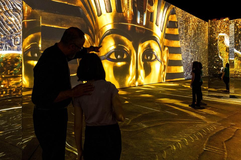 Cinematic storytelling through technological imagery will immerse visitors in a journey exploring the mysterious golden boy-king’s life.