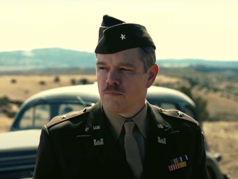 Matt Damon in "Oppenheimer" (2023).